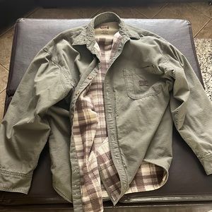 Timberland jacket with flannel interior
